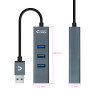 Hub USB 3.0 Nanocable 10.16.4402/ 4xUSB/ Gris | APLIUM