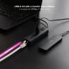 Hub USB 3.0 Nanocable 10.16.4604/ 3xUSB/ 1xRJ45/ Negro | APLIUM