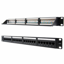Patch Panel Nanocable 10.21.3124/ 24 Puertos/ Cat.6/ Altura | APLIUM