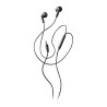 Auriculares Intrauditivos NGS Cross Flip/ con Micrófono/ Jack 3.5/ Neg