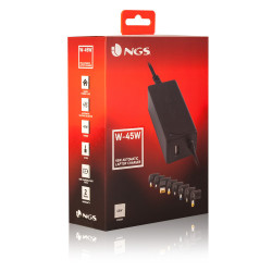 NGS W-45W adaptador e inversor de corriente Interior Negro | APLIUM