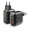 Cargador de Pared GaN NGS BUD100WTINY 100W/ 2xUSB Tipo-C/ 1x | APLIUM