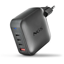 Cargador de Portátil GaN NGS BUD 165W/ 165W/ Automático/ Vol | APLIUM