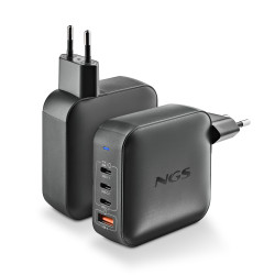 Cargador de Portátil GaN NGS BUD 165W/ 165W/ Automático/ Vol | APLIUM