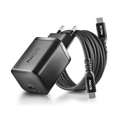 BUD65W-C - Cargador de Pared GaN NGS Bud 65W/ 1xUSB Tipo-C | APLIUM