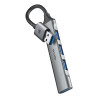 Hub USB NGS IHUB4 Micro/ 4xUSB/ Gris | APLIUM
