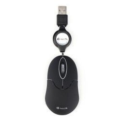 SINBLACK - Ratón Mini NGS SIN/ Hasta 1000 DPI | APLIUM