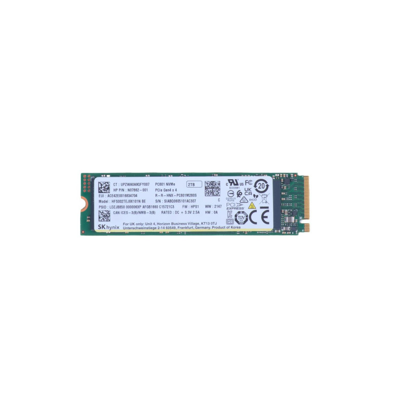 2TB PCIe SSD