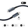 SUBBLIM CABLE HIGH 240w C-C USB4.0 8K 1,5m | APLIUM