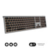 Teclado Inalámbrico Subblim Master/ Gris y Negro | APLIUM