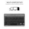 Teclado Compacto Inalámbrico Subblim Smart/ Gris | APLIUM
