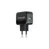 Cargador de Pared TooQ TQWC-1S01/ 1xUSB/ 12W/ Negro | APLIUM