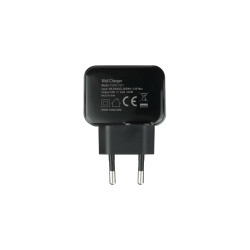 Cargador de Pared TooQ TQWC-1S01/ 1xUSB/ 12W/ Negro | APLIUM
