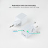 Cargador de Pared GaN TooQ TQWC-GANPD30WT/ 1xUSB Tipo-C/ 30W | APLIUM