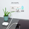 Cargador de Pared GaN TooQ TQWC-GANPD30WT/ 1xUSB Tipo-C/ 30W | APLIUM