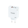 Cargador de Pared GaN TooQ TQWC-GANQC2PD65WT/ 2xUSB Tipo-C/ | APLIUM