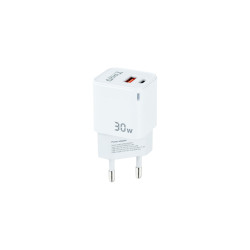 Cargador de Pared GaN TooQ TQWC-GANQCPD30WT/ 1xUSB Tipo-C/ 1 | APLIUM