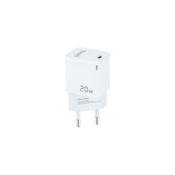 Cargador de Pared TooQ TQWC-PD20WT/ 1xUSB Tipo-C/ 20W/ Blanc | APLIUM