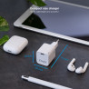 Cargador de Pared TooQ TQWC-PD20WT/ 1xUSB Tipo-C/ 20W/ Blanc | APLIUM