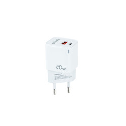 Cargador de Pared TooQ TQWC-QCPD20WT/ 1xUSB-Tipo C/ 1x USB/ | APLIUM