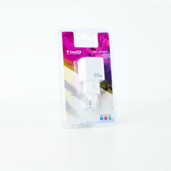 Cargador de Pared TooQ TQWC-QCPD20WT/ 1xUSB-Tipo C/ 1x USB/ | APLIUM