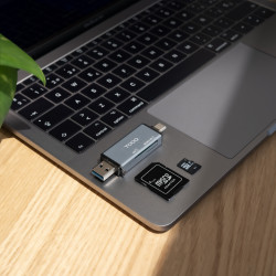 Lector de Tarjetas Externo TooQ TQR-3001G/ USB 3.0 y USB Tip | APLIUM