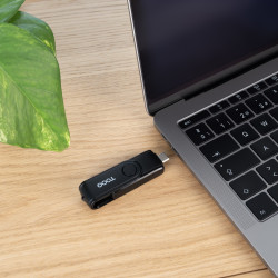 Lector de Tarjetas Externo TooQ TQR-3003B/ USB 2.0 y USB Tip | APLIUM