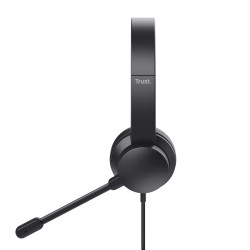 Auriculares Trust Ayda/ con Micrófono/ USB/ Negros | APLIUM