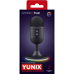 Trust GXT 234P Yunix Negro Micrófono de superficie para mesa | APLIUM