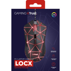 Ratón Gaming Trust Gaming GXT 133 Locx/ Hasta 4000 DPI | APLIUM