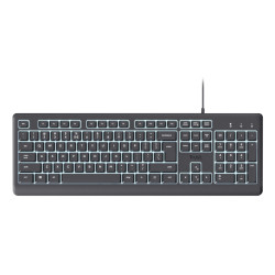 Trust 25821 - Teclado Completo Con Iluminacio Primo | APLIUM