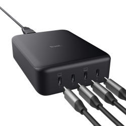 25413 - Cargador de Pared GaN Trust Maxo/ 4xUSB Tipo-C | APLIUM