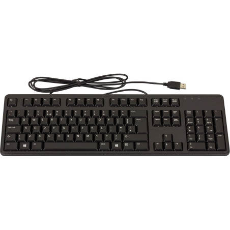 Wired USB QWERTY desktop