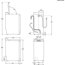Lavadora C/S AEG LTA5N6230E | APLIUM