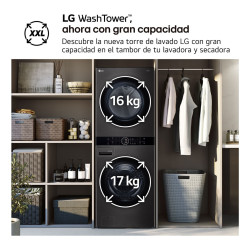 Lavadora + Secadora LG WT1716BBF Inox G. | APLIUM