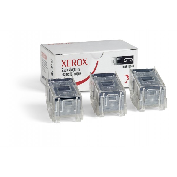 Xerox Recarga de grapas para acabadoras avanzada y profesional y grapadora auxiliar, 5000 grapas, Xerox, Fijación, Metal, Negro,