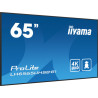 Monitor Iiyama 65" , UHD IPS Panel, Haze 1%, 800CD/M, Horiz | APLIUM
