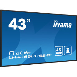 Monitor Iiyama 43" , UHD IPS Panel, Haze 1%, 800CD/M, Horiz | APLIUM