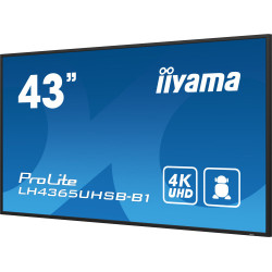 Monitor Iiyama 43" , UHD IPS Panel, Haze 1%, 800CD/M, Horiz | APLIUM
