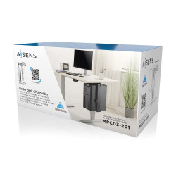 Soporte Bajo Mesa Aisens MPC03-201 para PC/ hasta 10kg | APLIUM