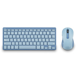 Teclado y Ratón Inalámbricos NGS Fantasy Kit Blue/ Azul | APLIUM