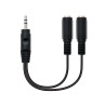 Cable Estéreo Nanocable 10.24.1200/ Jack 3.5 Macho - 2x Jack | APLIUM