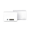 Mercusys Halo H80X(2-pack) Doble banda (2,4 GHz / 5 GHz) Wi- | APLIUM