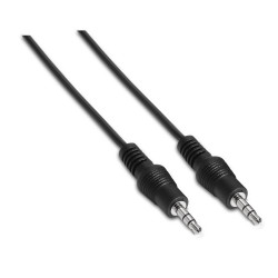 Cable Audio Stereo Jack 3.5/M-JACK 3.5/M Black 0.3M | APLIUM
