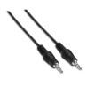 Cable Audio Stereo Jack 3.5/M-JACK 3.5/M Black 0.3M | APLIUM