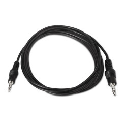 Cable Audio Stereo Jack 3.5/M-JACK 3.5/M Black 0.3M | APLIUM