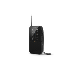 Radio Portátil Philips TAR1509/ a Pilas/ Negra | APLIUM