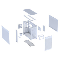 ASUS PRIME AP303 Mesh Midi Tower Blanco | APLIUM