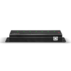 Lindy 42794 hub de interfaz USB 2.0 Type-B 480 Mbit/s Negro | APLIUM