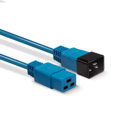 Lindy 30121 cable de transmisión Azul 2 m C19 acoplador C20 | APLIUM